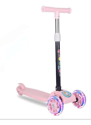 Scooter Patín Del Desmontable Luces Led Dos En Uno
