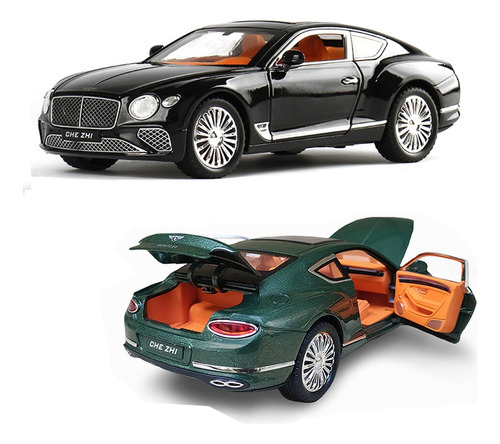 Bentley Continental Gt Miniatura Metal Car Con Luz Y Sonido