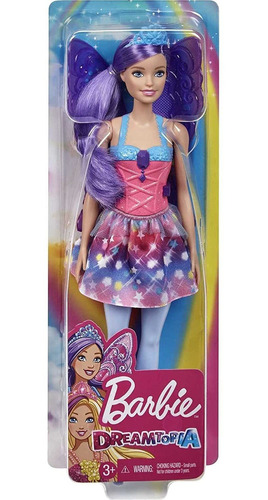 Imagen 1 de 5 de Dreamtopia Barbie - Hada Con Alas Y Tiara - Original Mattel 