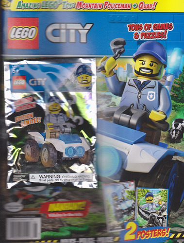 Lego City Nro 01  Cuatriciclo P/ Armar Original Con Revista