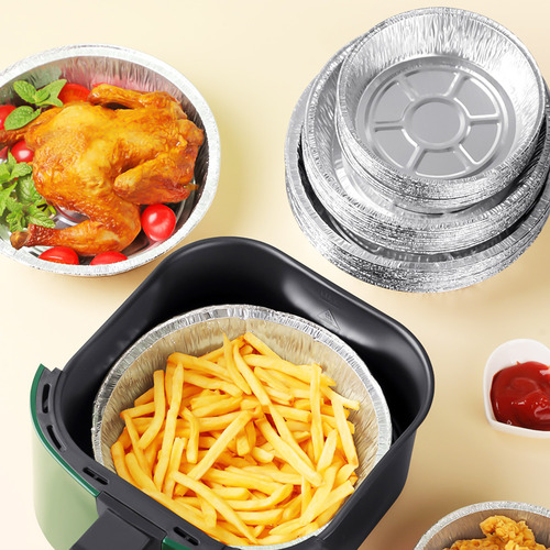 20 Piezas De 6 Platos Desechables De Aluminio Para Hornear Y