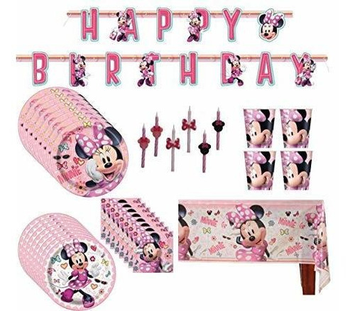 Paquetes De Fiesta - Minnie Mouse Birthday Party Supplies Pa