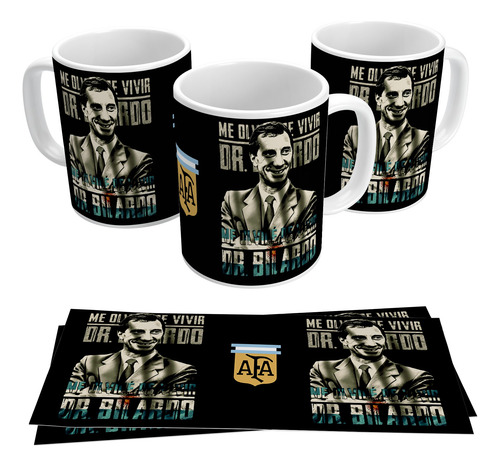 Taza Carlos Salvador Bilardo El Dr Me Olvide De Vivir