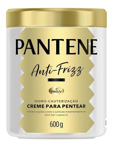 Creme Para Pentear Anti-frizz 600ml Pantene