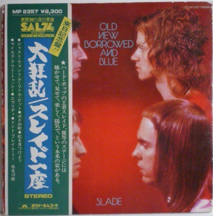 Vinilo Slade Old New Borrowed And Blue Ed Japón + Obi + Inse