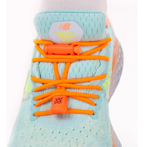 Cadarço Elástico Corrida Triathlon Hupi Laces Kit 04 Pares Cor Unico