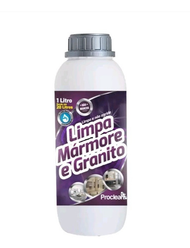 Limpa Mármore E Granito Proclean 1 L Kit 2 Unidades 