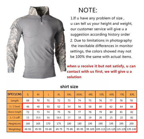Camiseta Tática Masculina, Camiseta Militar De Manga Em L [u