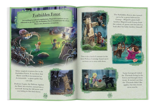 Harry Potter Magical Year At Hogwarts Libro Lego Minifiguras