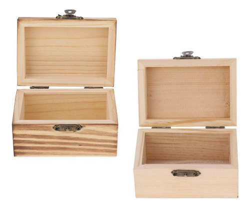 Caja De Con Cierre Frontal 4 × 2.5 × 2 Pulgadas Caja Retro