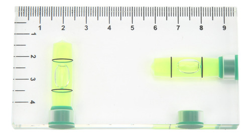 Nivel De Burbuja Horizontal Bidimensional, Portátil, Bidirec
