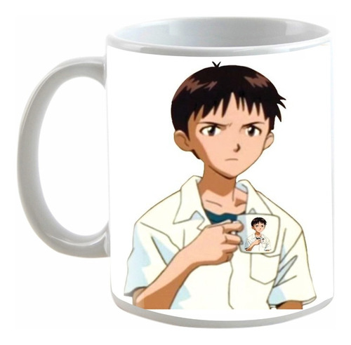 Kit 2 Canecas: Shinji E Ayanami Neon Genesis Evangelion
