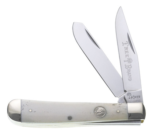 Navaja Boker 110826 Hueso Blanco Hojas De Acero D2 Alemana