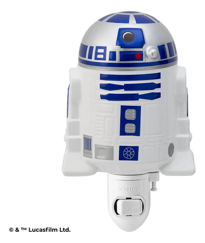 Calentador Para Ceras Aromáticas R2d2 Star Wars De Scentsy Blanco