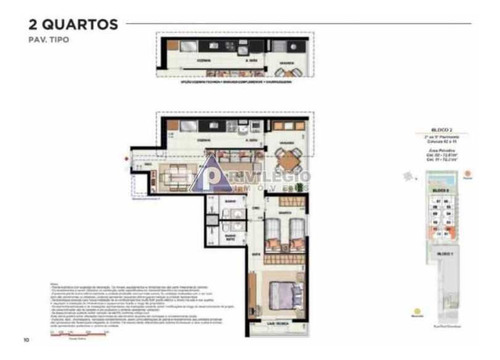 Apartamento À Venda, 2 Quartos, 2 Vagas, Botafogo - Rio De Janeiro/rj - 23045