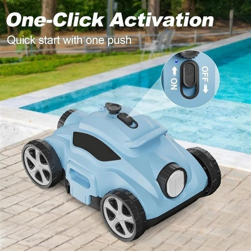 Robot Limpiador De Albercas Sin Cable Resistente Al Agua