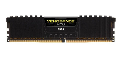 Imagem 2 de 3 de Memória RAM Vengeance LPX color black 16GB 1 Corsair CMK16GX4M1A2400C16