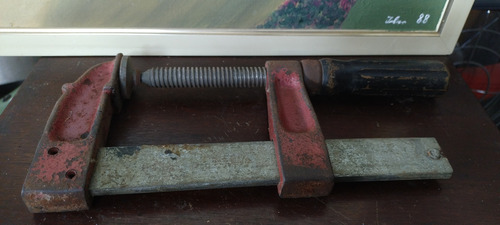 Grampo Obra Sargento Antigo Abertura Máxima 17 Cm No Estado (Usado)