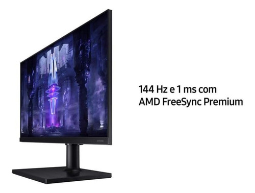 Monitor Gamer Samsung Odyssey G30 24 144hz 1ms Amd Freesync Preto