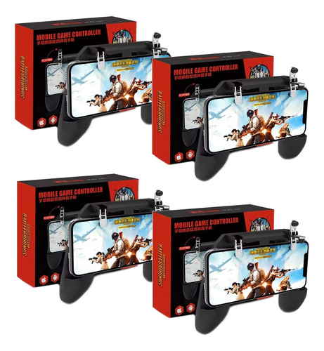 4 Pzs Gamepad Control Celular Gatillos Smartphone Free Call