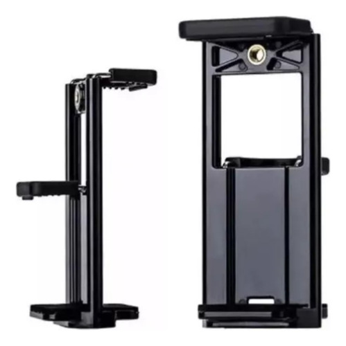Suporte Meudome Para Tablet E Celular iPad 2 Em 1 Rosca 1/4 Cor Preto
