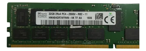 Memoria Hynix 32gb 2rx4 Ddr4 26666v Hma84gr7afr4n -vk Tf Aa