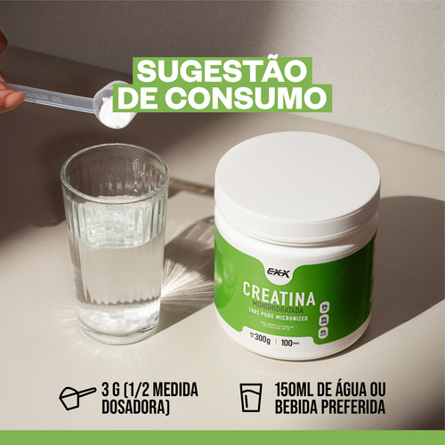 Creatina 100% Pura 150g Monohidratada E Micronizada C/ Laudo