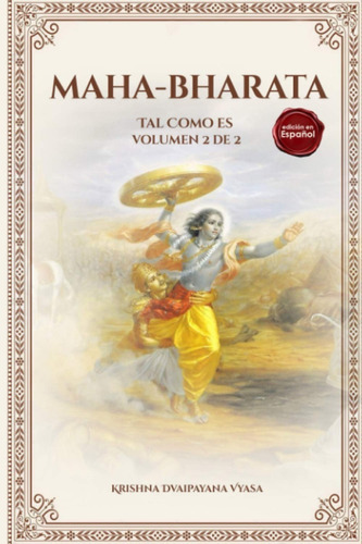Libro Maha-bharata (tal Como Es): Vol. 2 De 2