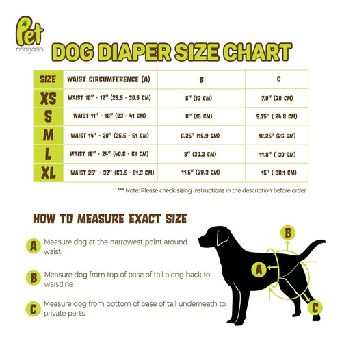 Pañales Reutilizables Para Perros, Pack De 3, Pañales Hig...