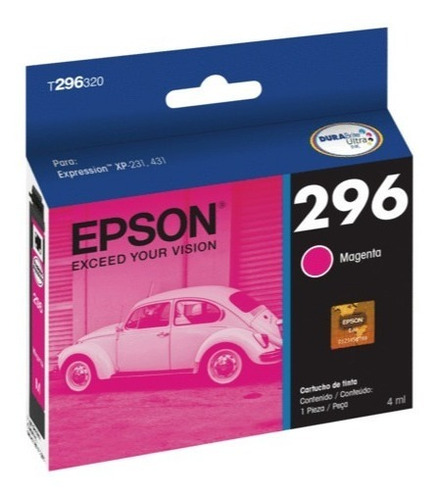 Cartucho 296 T296 Epson T296320 296320 Xp231 231 Xp431 431