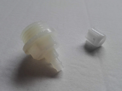 Imagen 5 de 9 de Conector Dispenser Purificador Agua Rosca 1/2 A 1/4