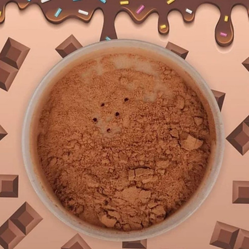 Imagem 2 de 2 de Pó Facial Infantil Vegano Chocolate Marshmallow Make