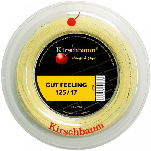 Cuerda Para Raqueta Kirschbaum Gut Feeling 1.25 Rollo 110mts