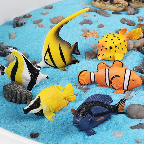 Juguetes De Silicona Para Decorar Peces Falsos