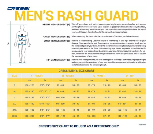 Cressi Para Hombre Rash Guard Para Natación, Surf, Buceo