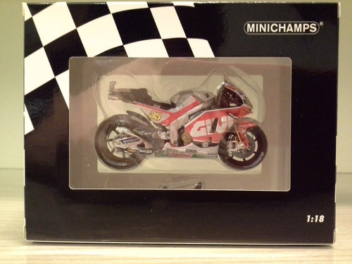 Miniatura Crutchlow Honda Motogp 2016 Minichamps 1:18 (11cm) Cor Vermelho