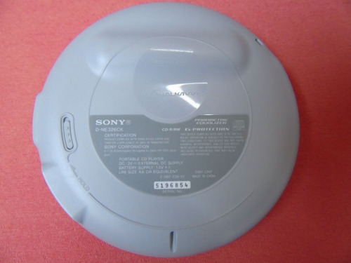 Imagen 4 de 7 de Discman Sony Cd Player D-ne326 Mp3 Walkman 952-88-08-62