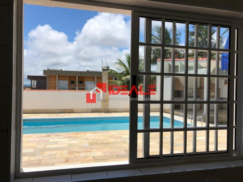 Imagem 11 de 15 de Casa Alto Padrão, Praia Do Sonho Frente Para Praia Piscina - 519