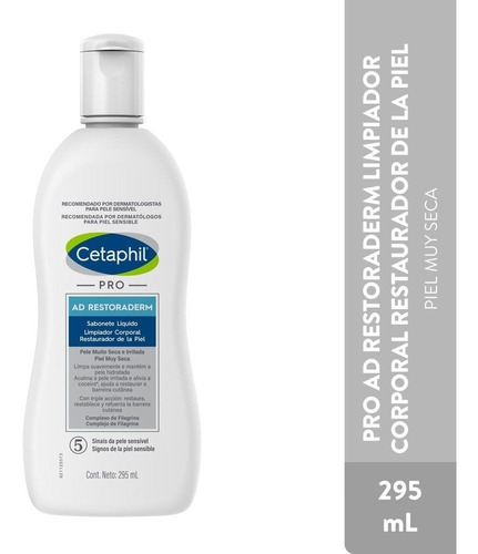 Cetaphil Pro Ad Control Limpiador Corporal Restaurador 295ml