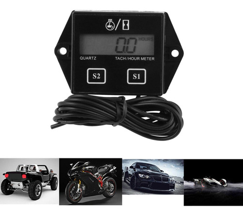Motor De 2/4 Tiempos, Medidor De Horas Y Pantalla Lcd Waterp
