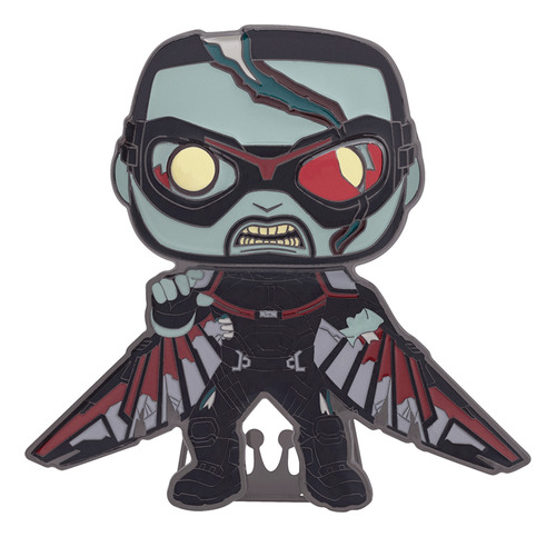 Funko Pop Pin Marvel What If Zombie Falcon