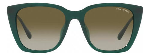 Lentes Anteojos Sol Armani Exchange Ax4116su Butterfly Ax Lente Verde Varilla Verde Armazón Verde Diseño 82428e-53-m
