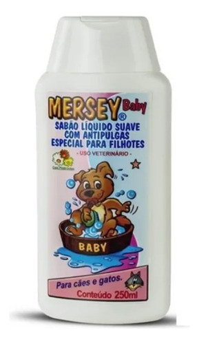Shampoo Antipulgas Especial Filhotes Mersey Baby 250ml