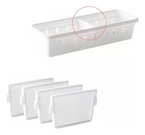 Set X 4 Divisores Para Organizador De Cajon 4,1 X 5,6 Cm 