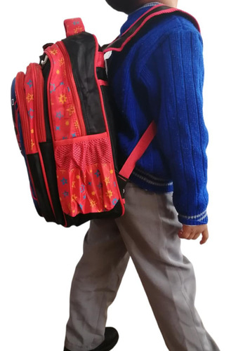 Combo Mochila Preescolar 3 En 1 Con Deseño De Mario Bros 05