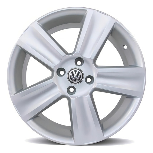 Roda Aro 17 4x100 Saveiro Cross Brw730 / Valor Unitário Cor Prata 4x100