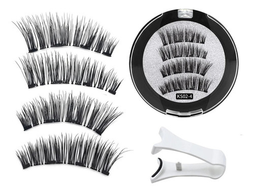 Para Z0hz Kit De Pestañas Y Delineador De Ojos Magnético
