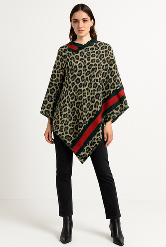 Poncho Capa Cerrada Tejido Suave Liviano Importado