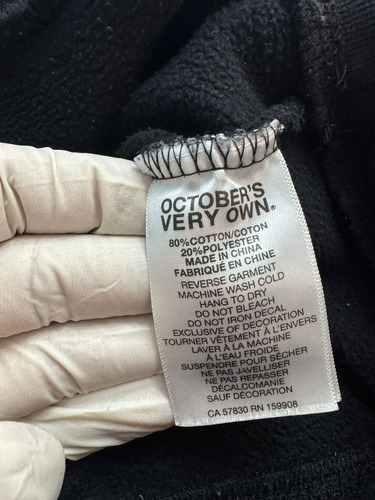 Hoodie October's Very Own (ovo) Caballero Talla M (Usado)
