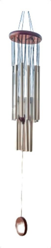 Llamador De Angeles Metal Y Madera 75cm Color Marrón